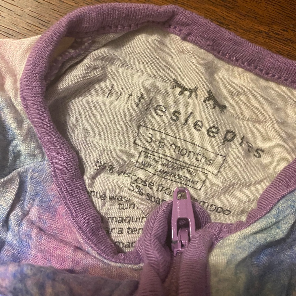 Little Sleepies Tie Dye Zippy